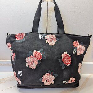 Victoria's Secret floral weekender bag. EUC!